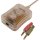 Destop Switch f&uuml;r Headset und Speaker Kabell&auml;nge 1,9m