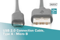 Kabel USB A ST <-> Micro-USB 2.0 | 1m