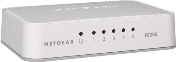Switch Netgear 5Port 10/100 FS 205