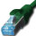 Netzwerkkabel Patchkabel Cat. 5e SF/UTP | 0,5m - 30m | Farbe und Länge wählbar! grün 0,5m
