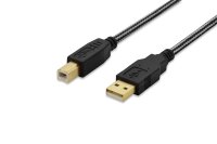 Kabel USB A - B 1,8m doppelt geschirmt