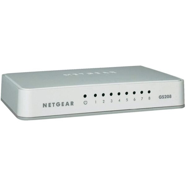 Switch Netgear GS208 10/100/1000 Gigabit 8 Port