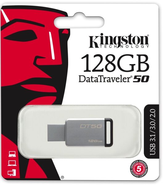 USB Stick 128GB Kingston DataTraveler 50