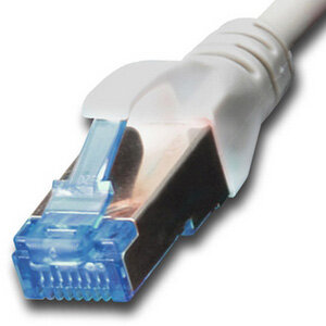 Netzwerkkabel Patchkabel Cat. 6a S/FTP | 0,5m - 50m | Farbe und Länge wählbar! grau 3m