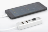 USB-C 2.0 Hub | 3-Port USB-A, SD/Micro-SD Kartenleser