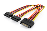 Adapter Stromverteiler Y SATA Stecker -> 2x SATA...