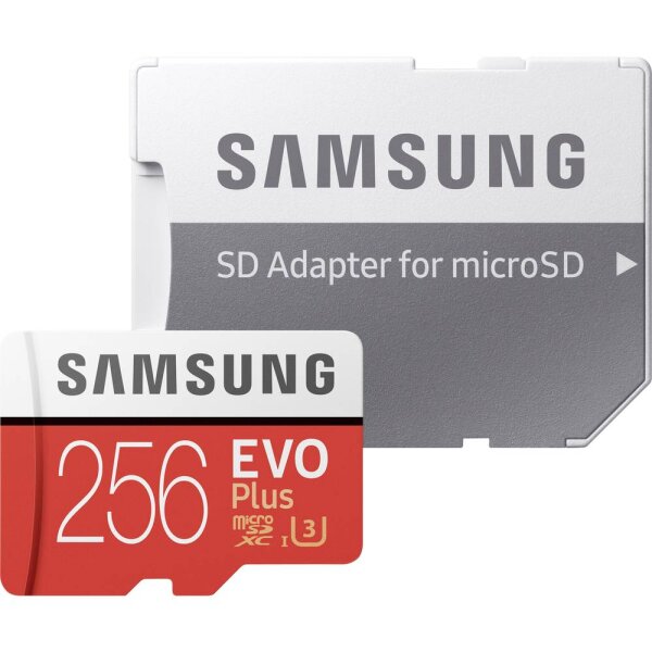 Speicherkarte Micro SDXC 256GB + SD Adapter Samsung