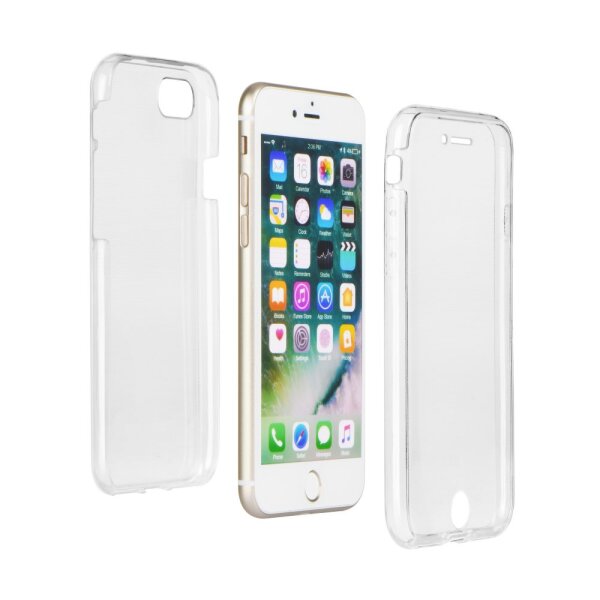 Handycover 360° Front + Back Cover für Samsung Galaxy A6 Plus (2018) transparent