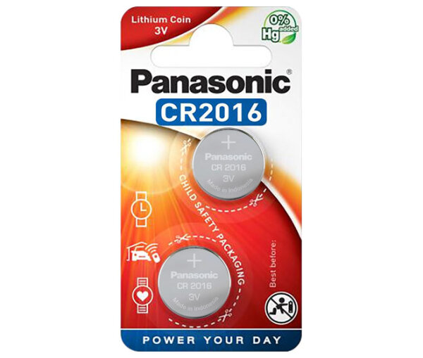 Batterie CR2016 Panasonic 2Stk.