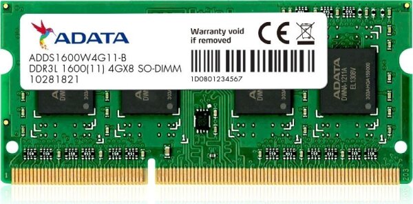 RAM SO-DIMM DDR3L 2GB ADATA