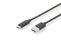 Kabel USB-A 2.0 <-> USB-C | 3m