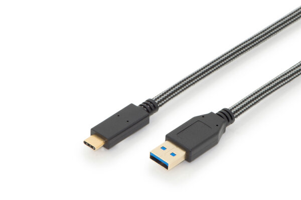 Kabel USB 3.0 A/ST<>USB 3.1 C/ST 1m