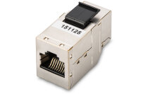 Netzwerkkabelkupplung Modular coupler 1-1 RJ45 Cat6a...