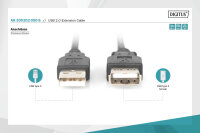 Kabel USB 2.0 Verlängerung | 5m
