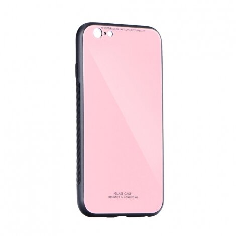 Handytasche Backcover für Apple iPhone 6/6S rosa-schwarz