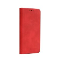 Handy Bookcover für Samsung Galaxy S10 rot Soft Magnet