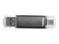 USB Stick 32GB 2-in-1 Micro und USB-A Hama Laeta Twin USB...