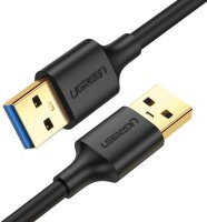 Kabel USB-A Stecker auf USB-A Stecker 1m
