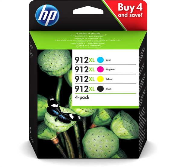 Tinte Multipack HP 912XL C/M/Y/BK 3YP34AE