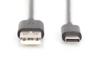Kabel USB-A 2.0 <-> USB-C | 1m