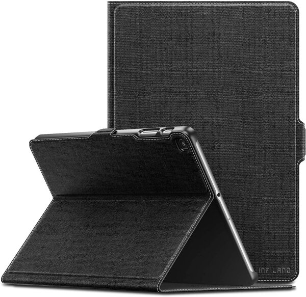 Tablet Hülle Book Cover für Samsung Galaxy Tab A 10,1" T510/515 Textil schwarz