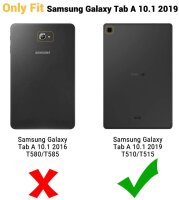 Tablet Hülle Book Cover für Samsung Galaxy Tab A 10,1" T510/515 Purpur