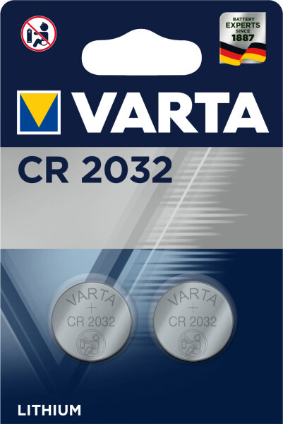 Batterie CR2032 Varta 2er-Pack