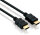 Kabel HDMI ST <> ST 0,5m Ethernet schwarz