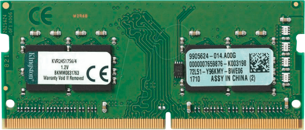 RAM SO-DIMM DDR4-2400 4GB Kingston