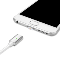 Kabel Ladekabel Datenkabel USB-A auf Lightning, USB-C und micro-USB Magnet 2m
