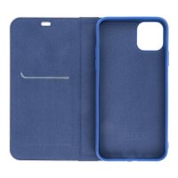 Handytasche Bookcover für Samsung Galaxy A20e Hardcover carbon blau