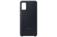 Handytasche Silicone Cover für Galaxy A41 schwarz original