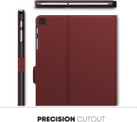 Tablet Hülle Book Cover für Samsung Galaxy Tab A 10,1" T510/515 Textil rot