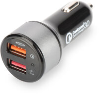 Ladegerät KFZ Quick Charge 3.0 | 2x USB-A