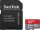 Speicherkarte Micro SDXC 64GB + SD Adapter SanDisk Ultra UHS-I, A1, Class 10