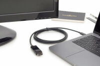 Kabel USB-C <-> DisplayPort 4K/60Hz 2m
