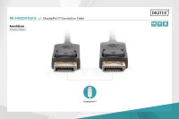 Kabel Displayport, 4K UHD | 1m