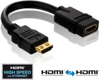 Adapter HDMI ST <-> HDMI BU 10cm