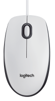 Maus Logitech M100 weiß kablegebunden
