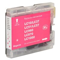 Tinte Brother magenta LC-970M LC-1000M kompatibel