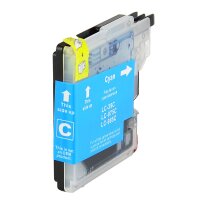 Tinte Brother cyan LC-985C kompatibel