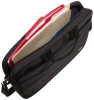 Notebooktasche 17,3" Case Logic Umhängetasche mit Griff, schwarz