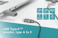 Adapter USB 3.0 USB A <-> Typ C