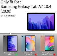 Tablet Hülle BookCover für Samsung Galaxy Tab A7 10,4" T500/505 grau
