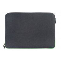 Notebooktasche 17,3" Gecko Sleeve, grau/grün