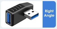 Adapter USB-A 3.0 Winkelstecker rechts