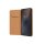 Handytasche Bookcover für Samsung Galaxy A42 Leder schwarz