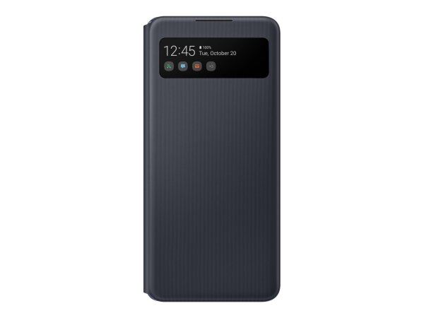 Handytasche S-View Wallet Cover für Galaxy A42 5G schwarz original