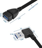 Kabel USB-A 3.0 Winkelstecker
