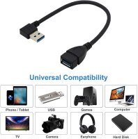 Kabel USB-A 3.0 Winkelstecker